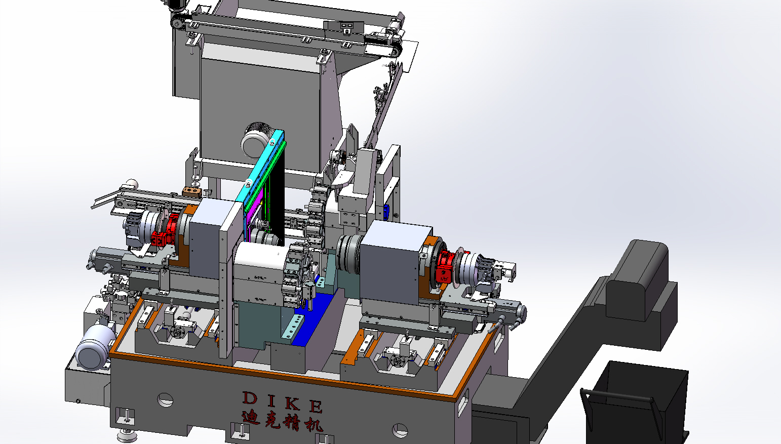 Y Axis and Grinding Wheel